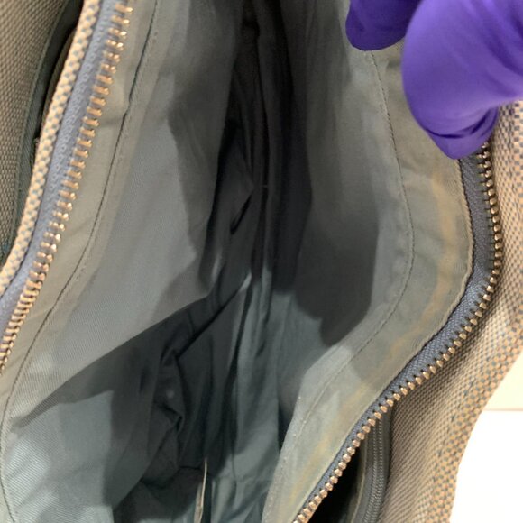 Burberry BLUE LABEL Light Blue Canvas Tote Sku#84299 - Picture 8 of 12